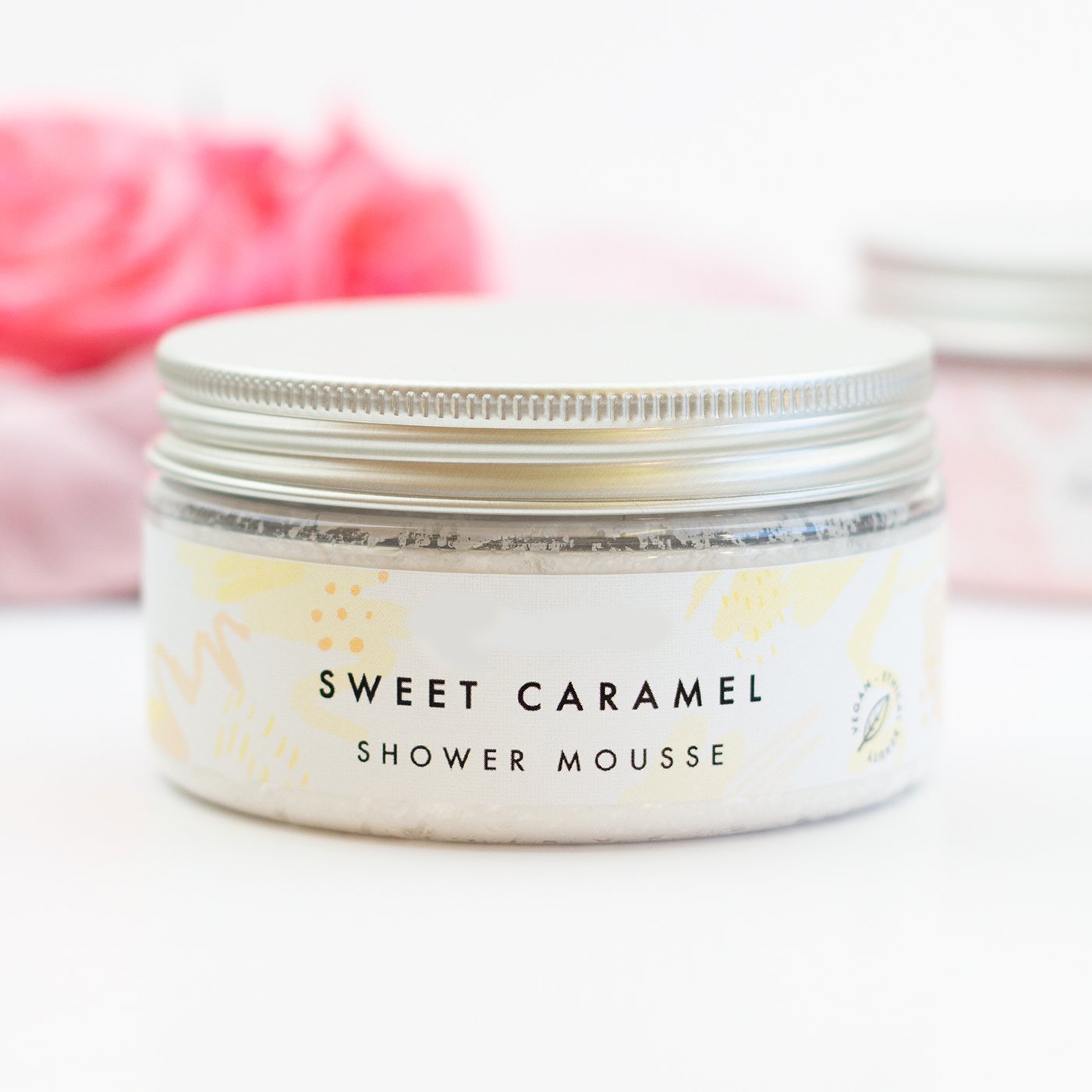 Milk and Caramel Shower Mousse Vegan Shower Gel Soap